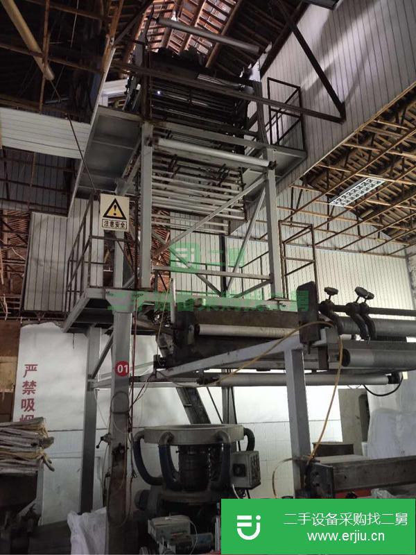 河北出售二手1.4米雙層吹膜機