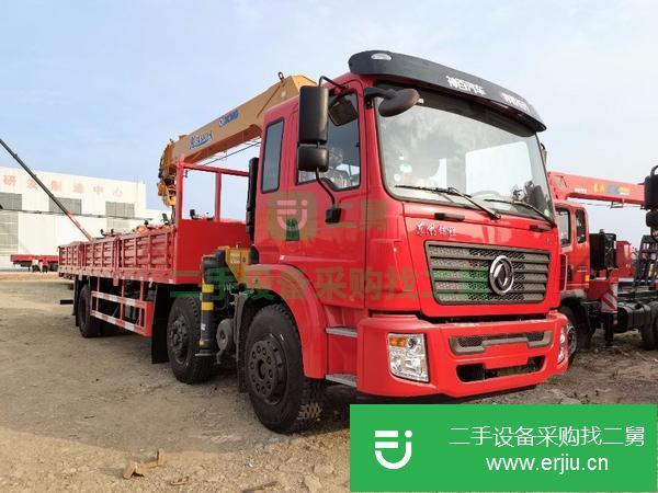 青海出售二手東風前四后四隨車吊