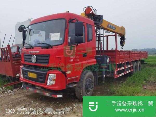 四川出售二手12噸后八輪隨車吊