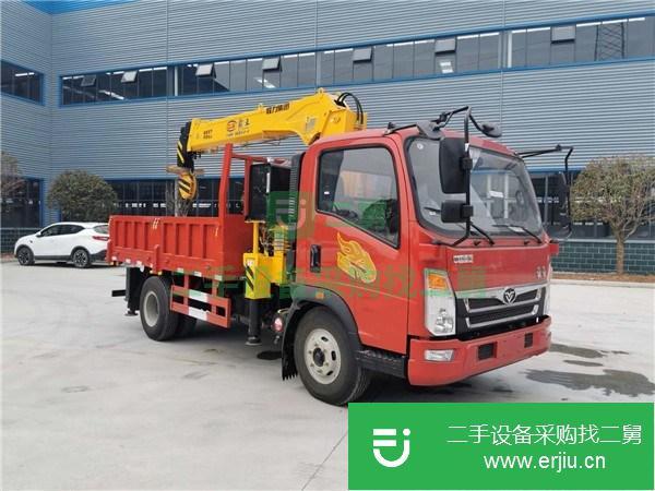 湖北出售二手重汽豪曼5噸隨車吊