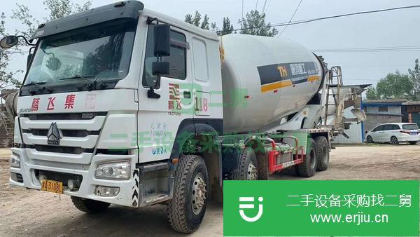 吉林出售二手豪沃國五排放唐鴻上裝大20方攪拌車