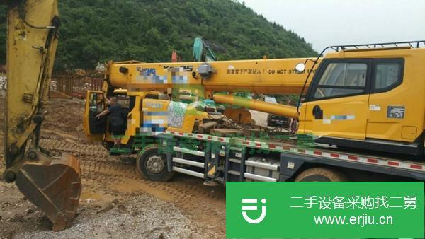 湖南出售二手25噸徐工吊車國五,原車原版