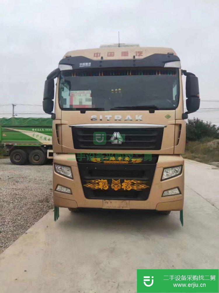 山東出售二手重汽汕德卡430馬力牽引車