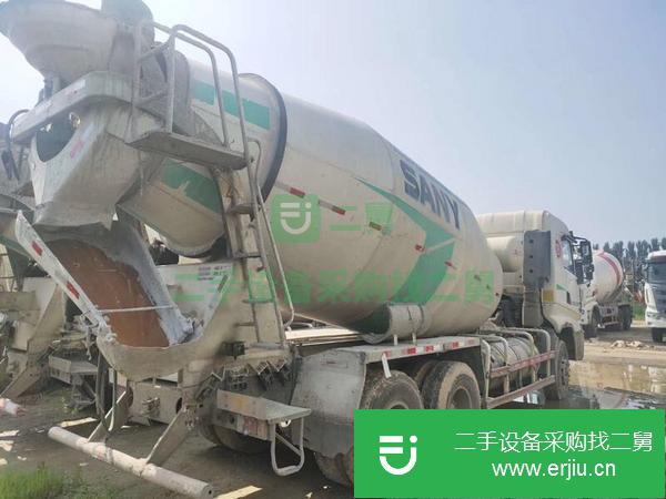 河北出售二手三一C8-LNG攪拌車大12方