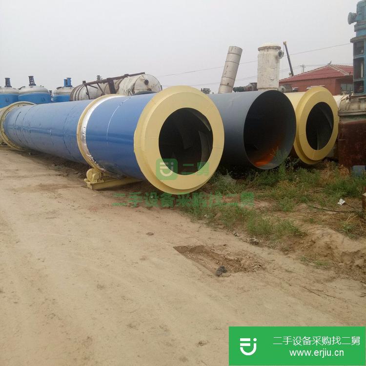山東出售二手雙筒滾筒烘干機