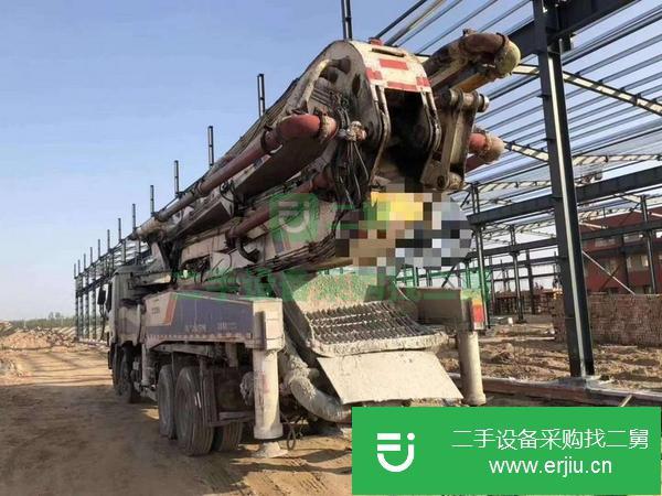 河北出售二手11年中聯52米泵車