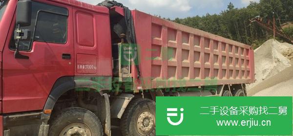 湖北出售二手豪沃380前四后八自卸車