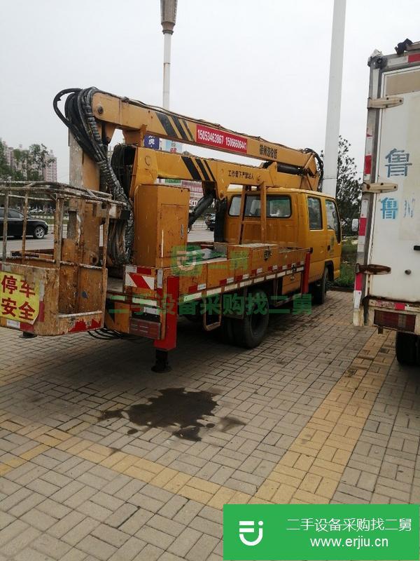 山東出售二手16米高空作業(yè)工程車