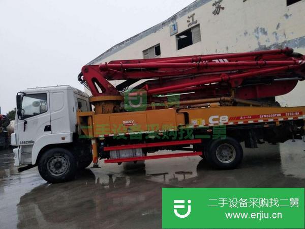 山東出售二手19年三一37米泵車