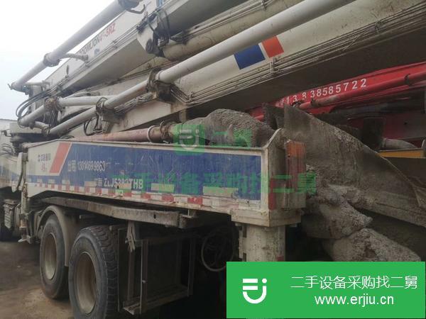 河南低價出售四橋47米泵車，手續(xù)齊全