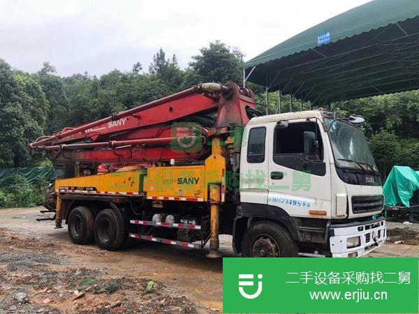 山東出售二手五十鈴37米泵車