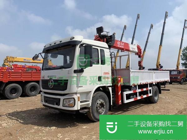 新疆出售二手陜汽德龍單橋8噸隨車吊