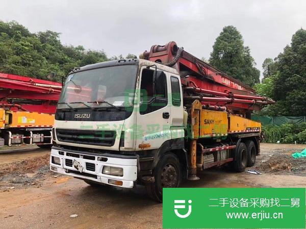 山東出售二手五十鈴37米泵車