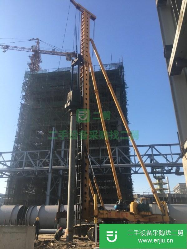 河北出售二手導(dǎo)桿式燃油錘打樁機