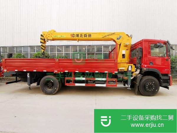 陜西出售二手東風華神單橋吊車，玉柴160馬力,上裝8噸吊機,可分期