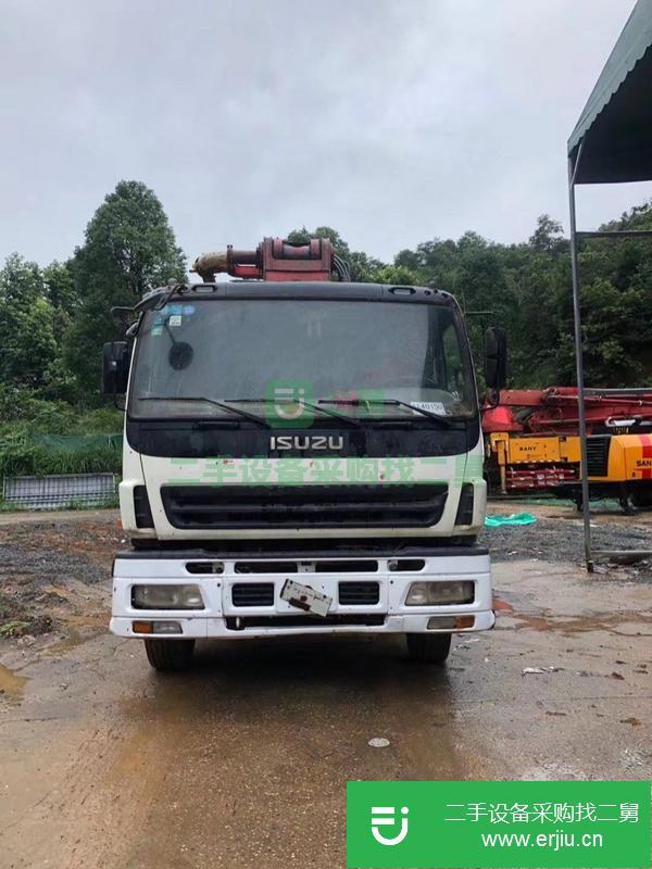 山東出售二手五十鈴37米泵車