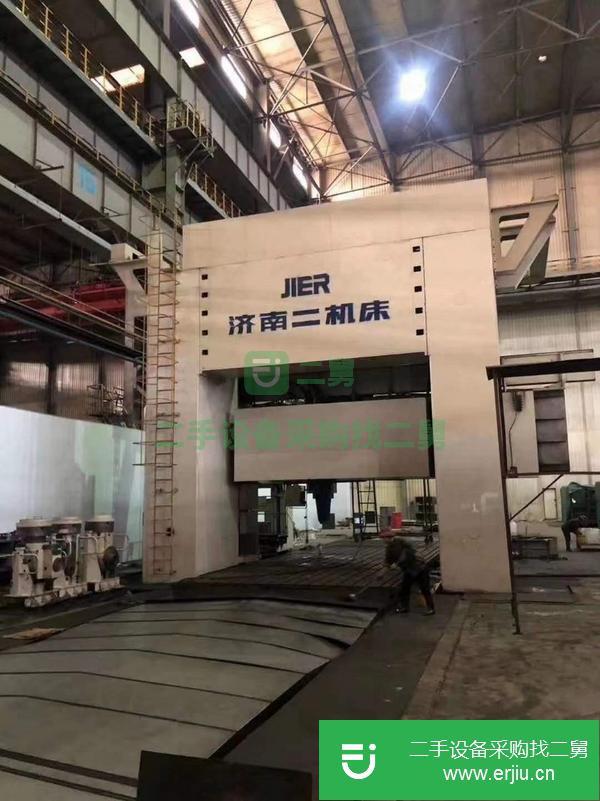浙江出售二手濟南二機4x12米數控五面體龍門鏜銑床