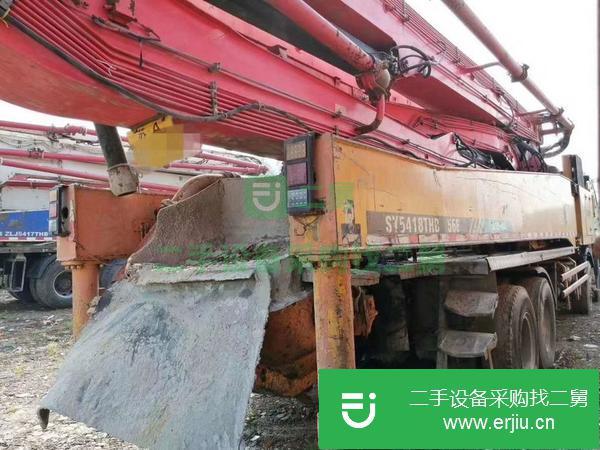 河北出售二手11年三一56米泵車