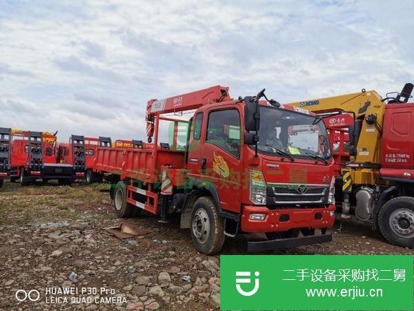 湖北出售二手14噸隨車吊