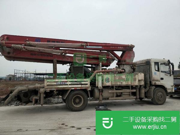 河南出售二手三一33米攪拌一體泵車