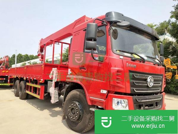 湖北出售二手東風(fēng)華神F5單橋8噸直臂隨車吊