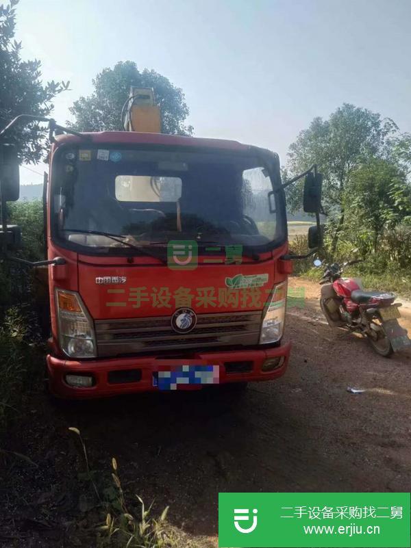 浙江出售二手藍牌5噸隨車吊