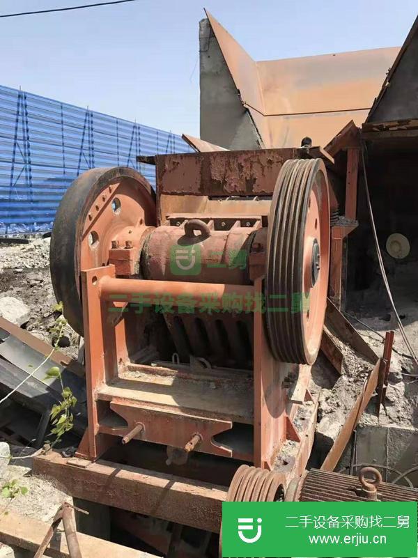 貴州出售二手69石料顎式破碎機
