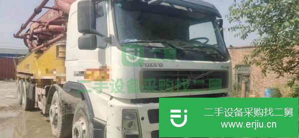 河北出售二手48米泵車(chē)，保險(xiǎn)檢車(chē)明年
