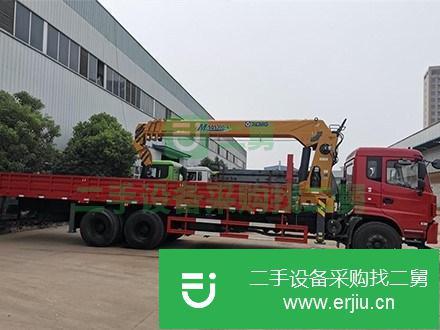 廣西出售二手東風專用后八輪12噸隨車吊