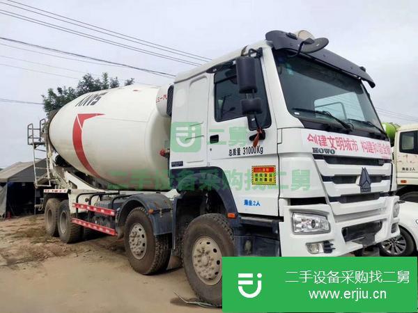 陜西出售二手豪沃22方攪拌車