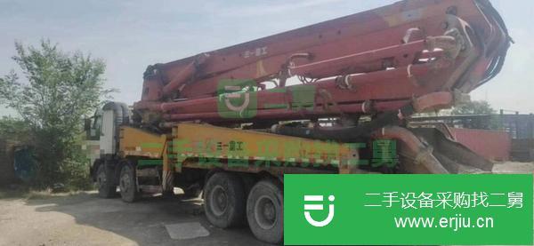 河北出售二手48米泵車(chē)，保險(xiǎn)檢車(chē)明年
