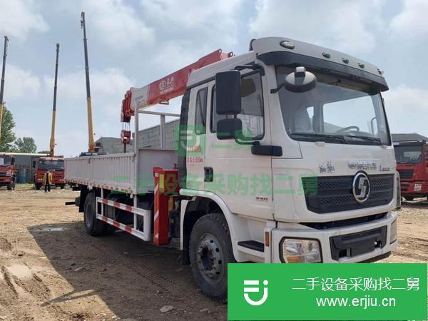 新疆出售二手陜汽德龍單橋8噸隨車吊