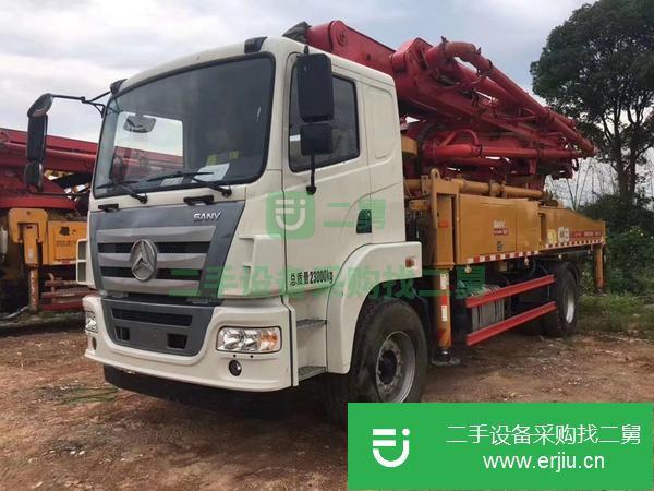 河南出售二手三一37米泵車