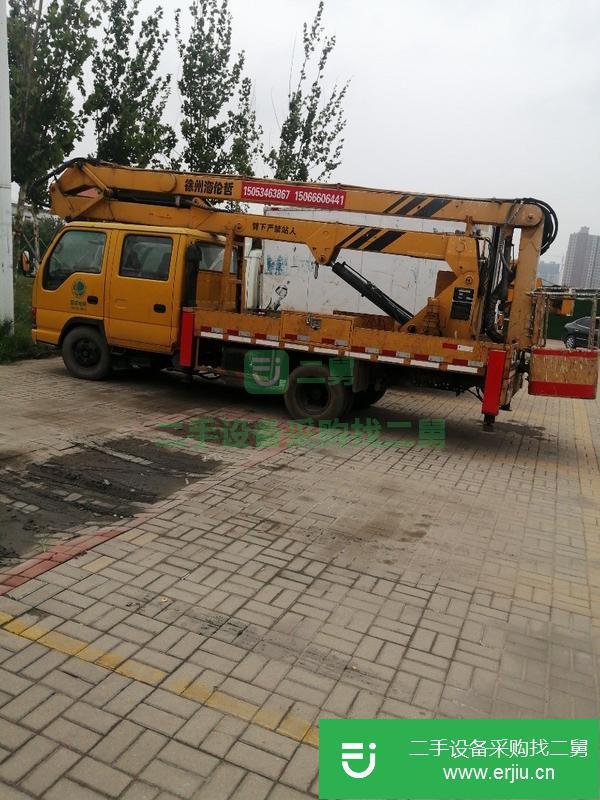 山東出售二手16米高空作業(yè)工程車