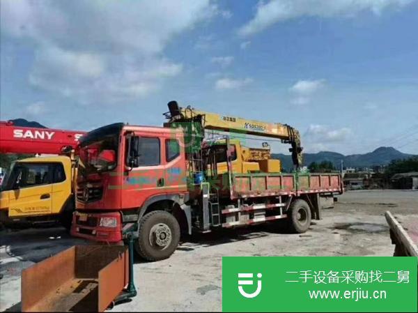 廣西出售二手徐工單橋國五12噸隨車吊