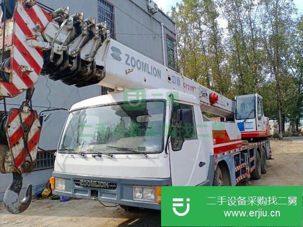 山東出售二手國三中聯(lián)25h5汽車吊