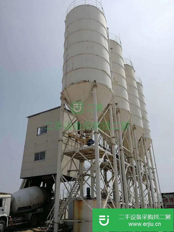 內蒙古出售二手三一免基礎180攪拌站
