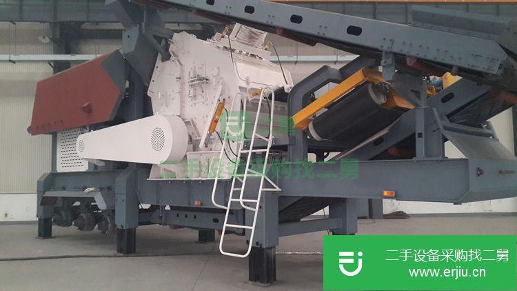 河南出售二手建筑垃圾移動破碎機