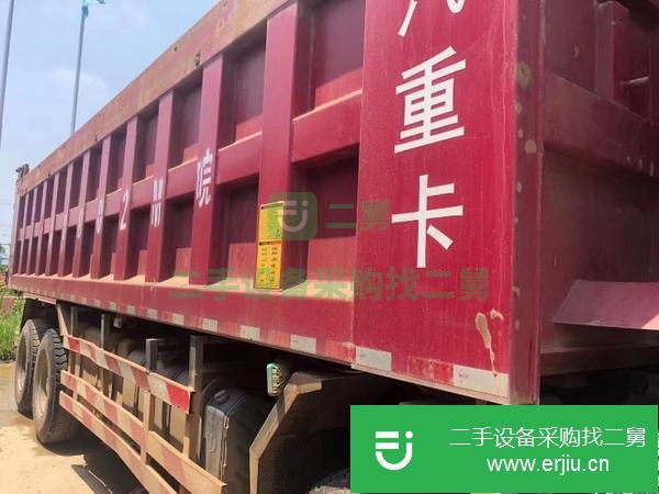 黑龍江出售二手德龍19年8米6自卸車
