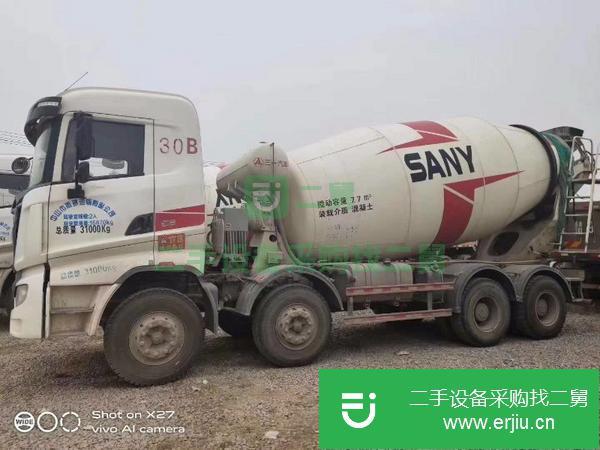江蘇出售二手國五輕量化大12方三一攪拌車