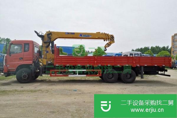 河南出售二手東風后八輪玉柴240馬力配徐工12噸四節(jié)直臂隨車吊