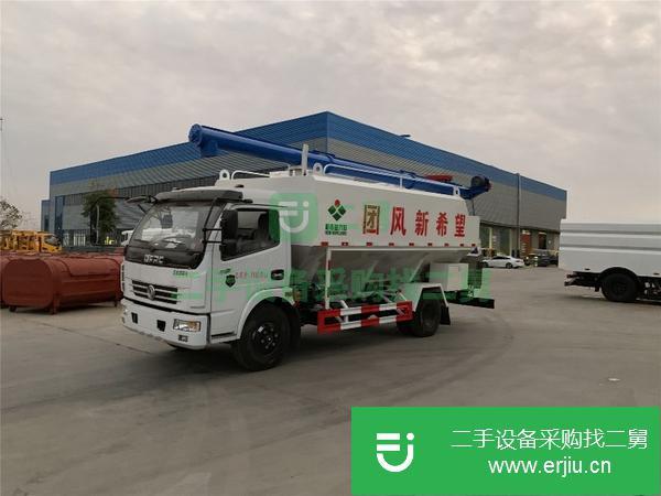 天津出售二手東風多利卡散裝飼料運輸車