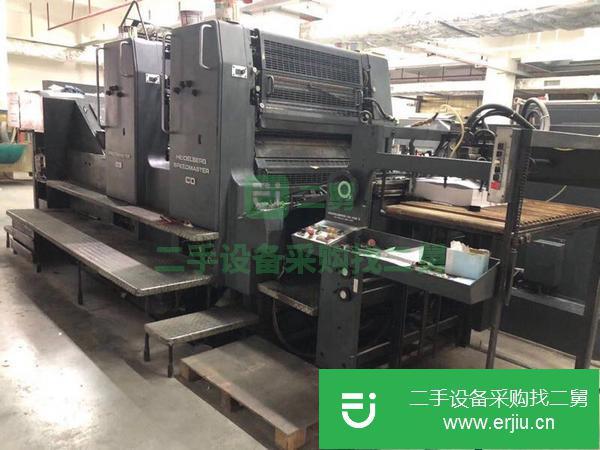 河北出售二手1992年海德堡cd102-2對開雙色印刷機