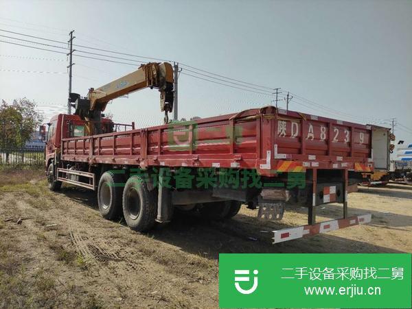 陜西出售二手2018年徐工12噸隨車吊
