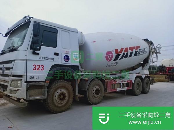 黑龍江出售二手17年豪沃國五大20方攪拌車