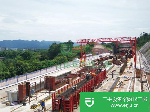 廣東出售二手路港80T-24M-9M龍門吊