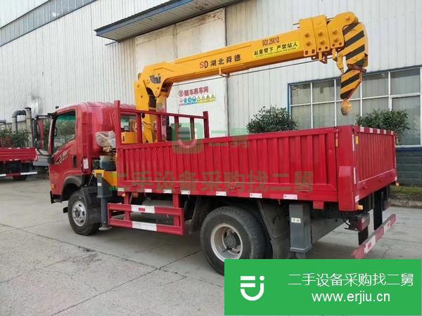 湖北出售二手重汽王牌藍牌吊車