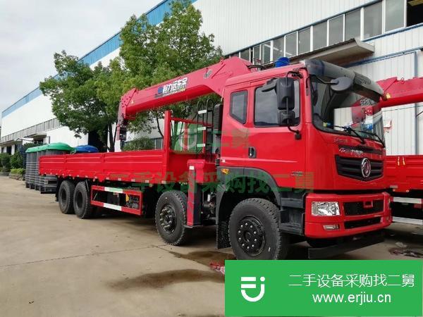 湖北出售二手前四后八程力隨車吊