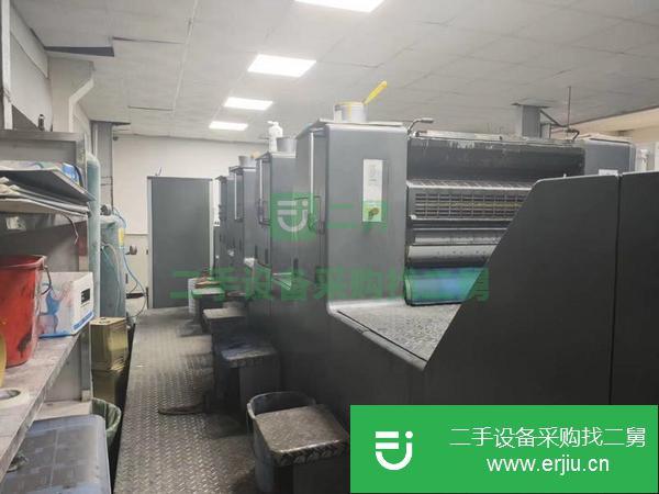 北京出售二手2008年海德堡sm74-4四開四色印刷機