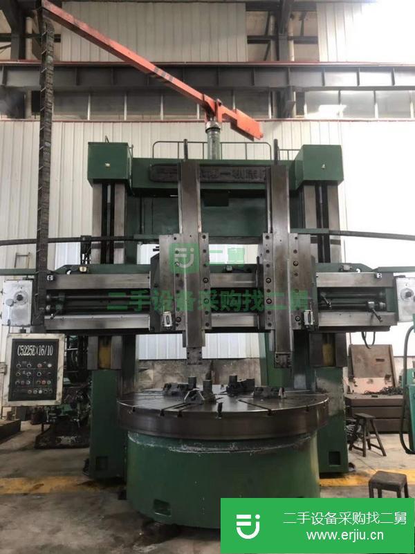 遼寧出售二手齊哈C5225Ex16-10立式車床2.5米